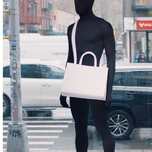 🌈NWT TELFAR margarine yellow medium shopping bag tote! - Picture 11 of 11